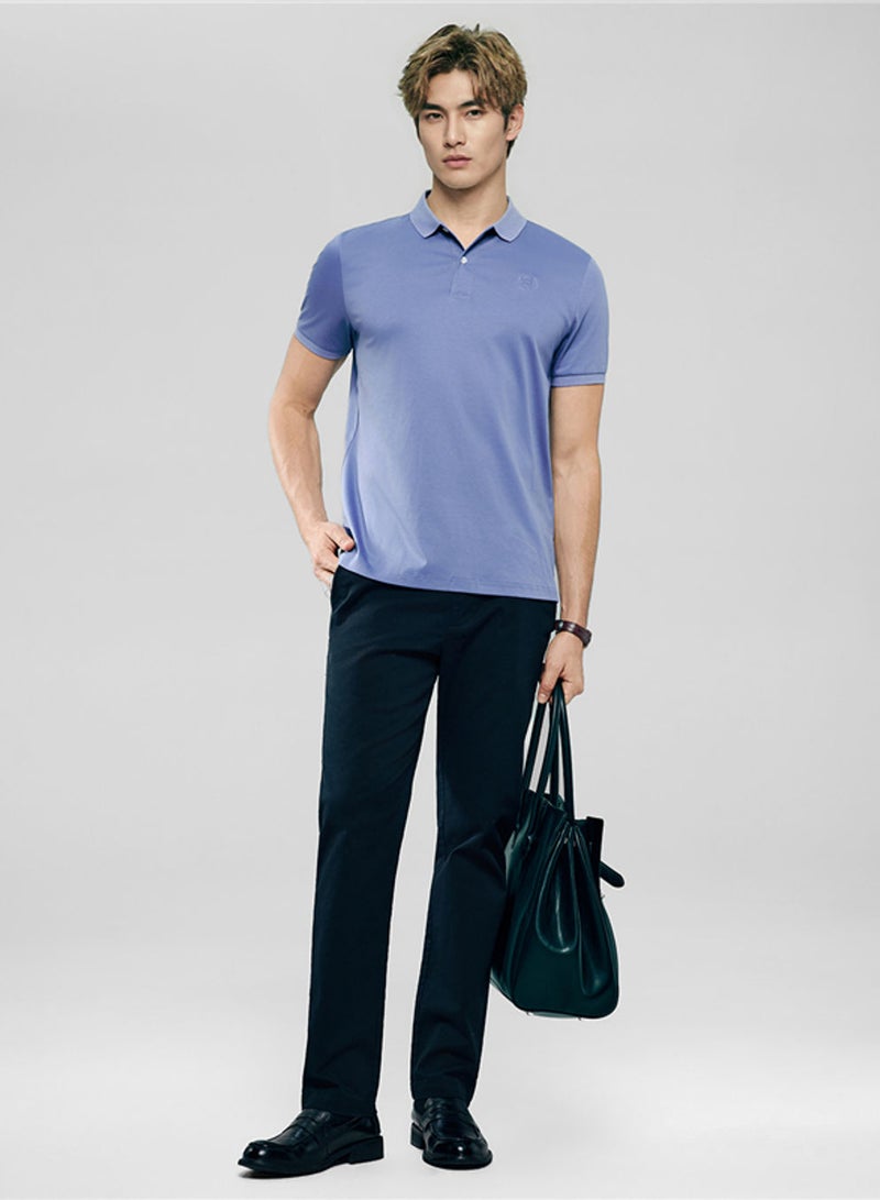 GIORDANO Men’s Slim Fit Liquid Touch Cotton Interlock Polo - Image 2